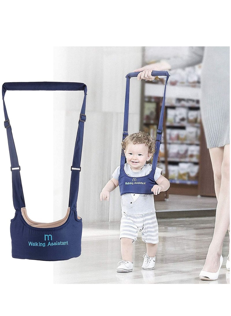 Baby Walker Toddler Walking Harness, Adjustable Wings Learn to Walk Assistant Protective Belt, Safe Standing Tool Help Keep Balance Navy Blue