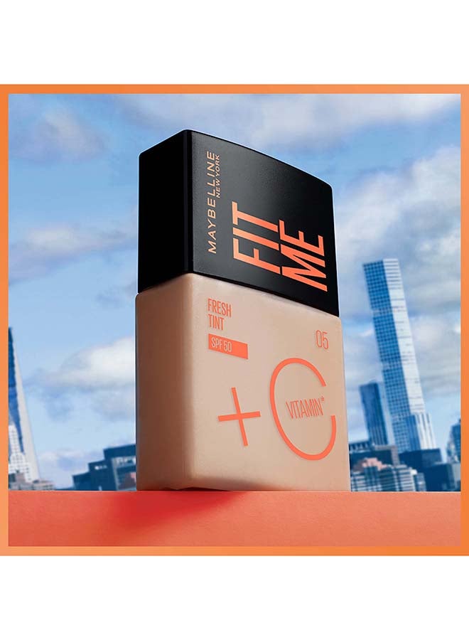 Fit Me Fresh Tint Foundation SPF 50 with Brightening Vitamin C, 5.6