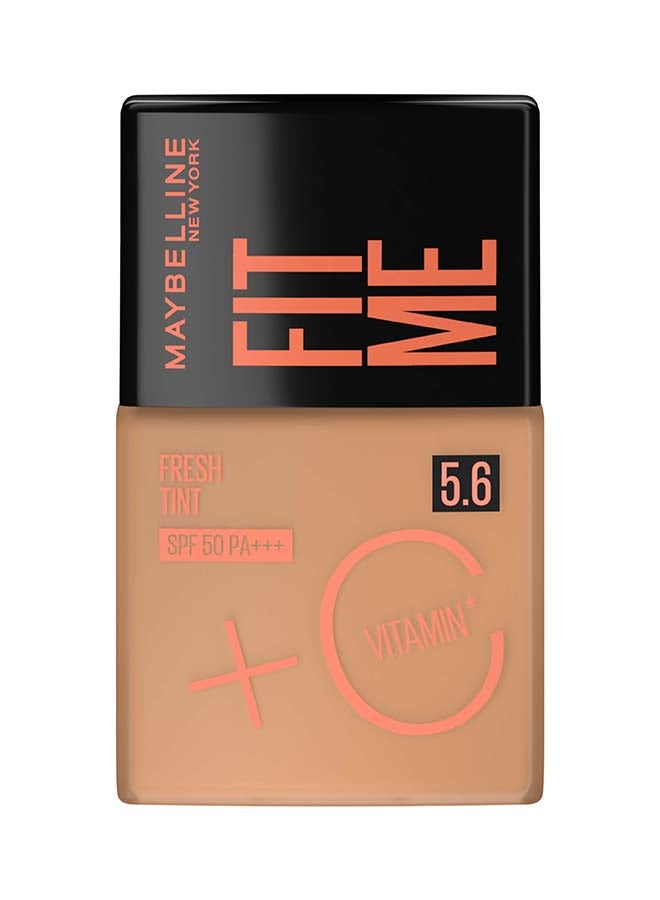 Fit Me Fresh Tint Foundation SPF 50 with Brightening Vitamin C, 5.6