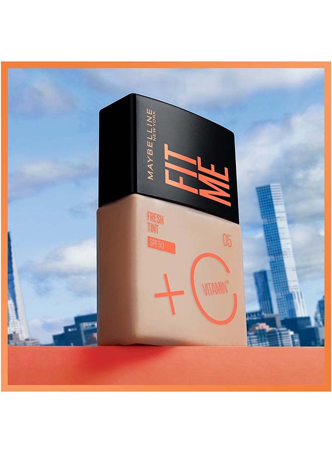 Fit Me Fresh Tint Foundation SPF 50 with Brightening Vitamin C, 11.5