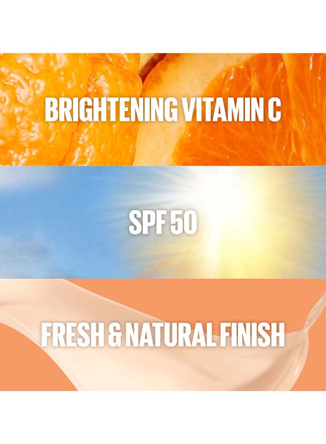 Fit Me Fresh Tint Foundation SPF 50 with Brightening Vitamin C, 11.5
