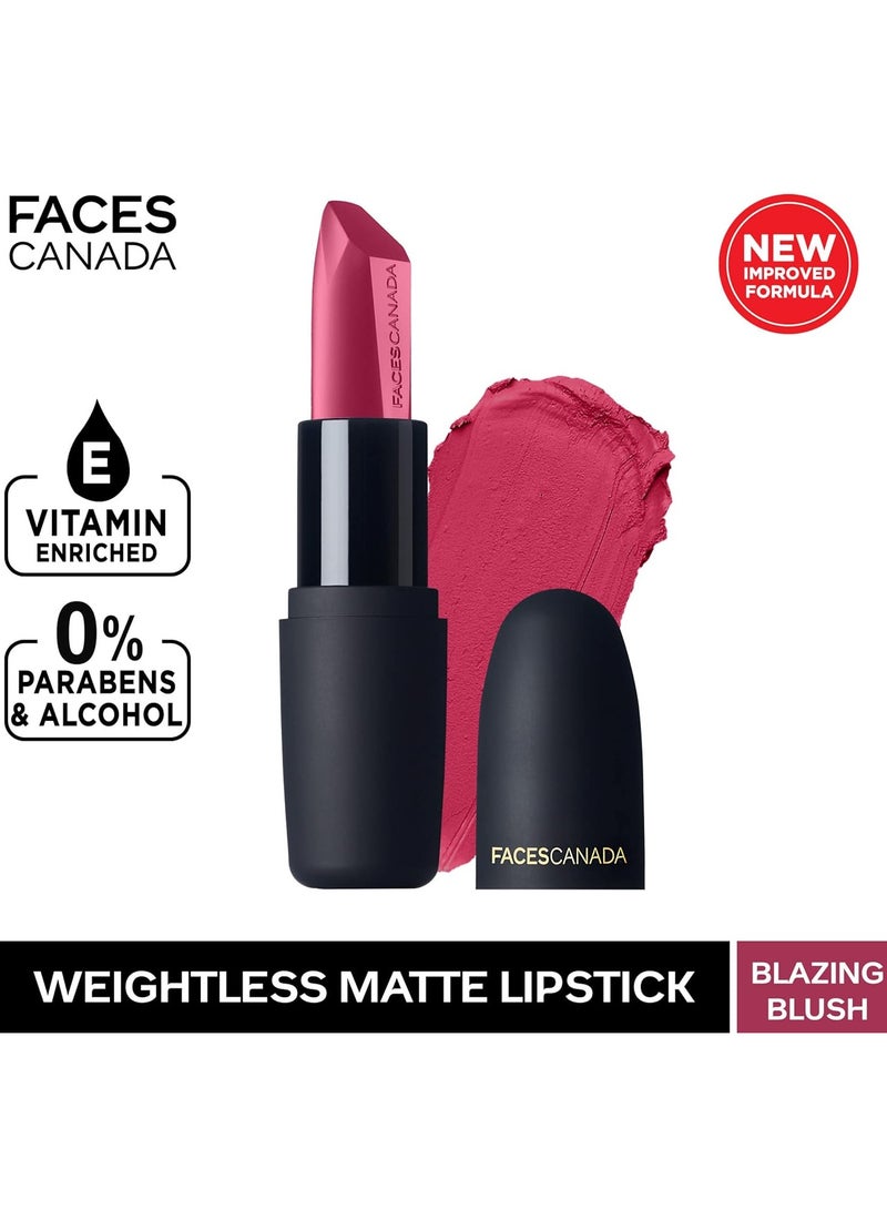 FACES CANADA Weightless Matte Lipstick Blazing Blush 20 4.5g