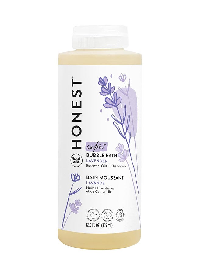 Foaming Bubble Bath  Gentle For Baby  Naturally Derived, Tear-Free, Hypoallergenic  Lavender Calm, 12 Fl Oz