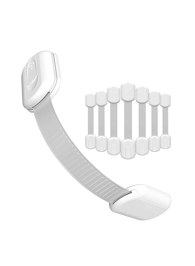 8-Pack Baby Locks Child Safety Cabinet Proofing -Safe Quick And Easy 3M Adhesive Cabinet Drawer Door Latches No Screws And Magnets