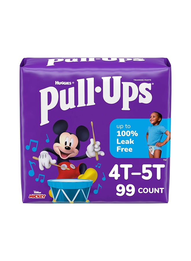Boys' Potty Training Pants, 4T-5T (38-50 Lbs), 99 Count