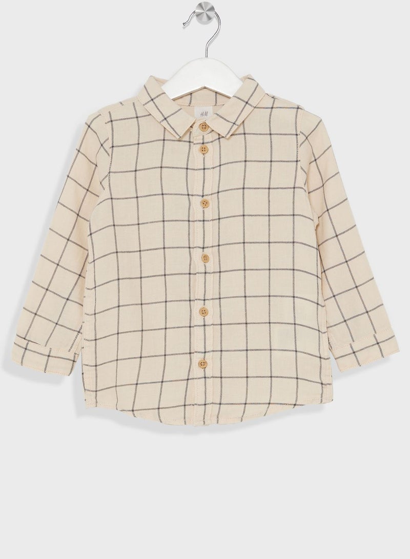 Infant Checked Flannel Shirt
