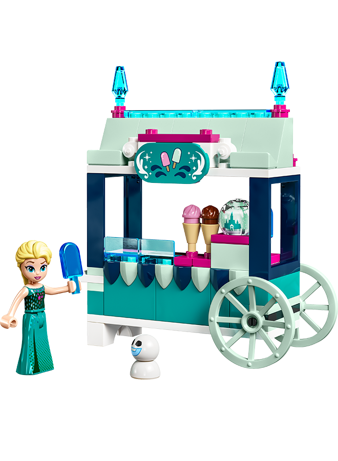 43234 ǀ Disney Frozen Elsa’s Frozen Treats Buildable Toy for Kids with Elsa Mini-Doll Figure and a Snowgie Figure, Makes a Fun Everyday Gift for Girls and Boys Aged 5 Plus