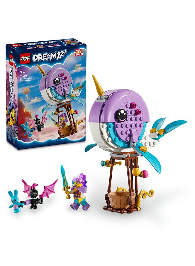 156-Piece Dreamz Izzie's Narwhal Hot-Air Balloon Building Toy Set 71472