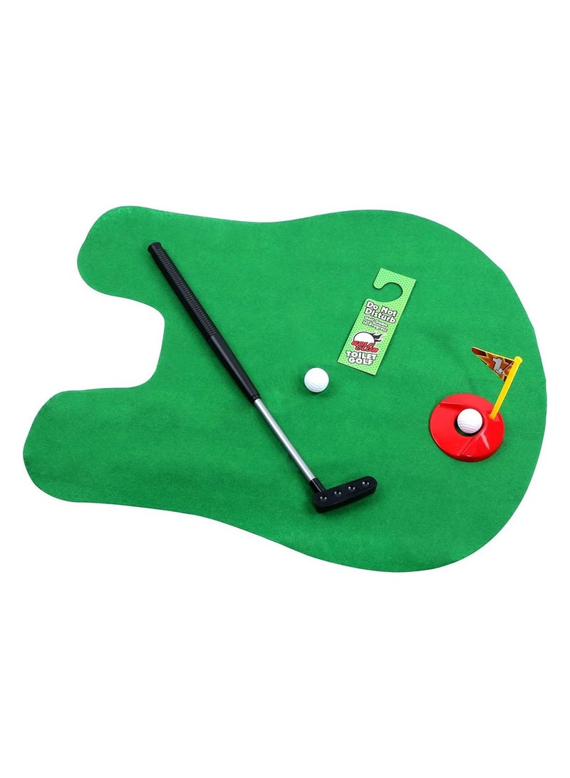 Toilet Golf Game Practice Mini Golf In Any Restroom Bathroom Golf Gifts For Men