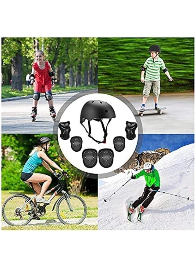 Top-rated 7-in-1 Kids Bike Helmet Set | Adjustable Safety Gear for Cycling, Skating, Skateboarding | Premium Protection for Boys and Girls (Ages 3-10) | Breathable, Easy-Clean, Strong Impact.