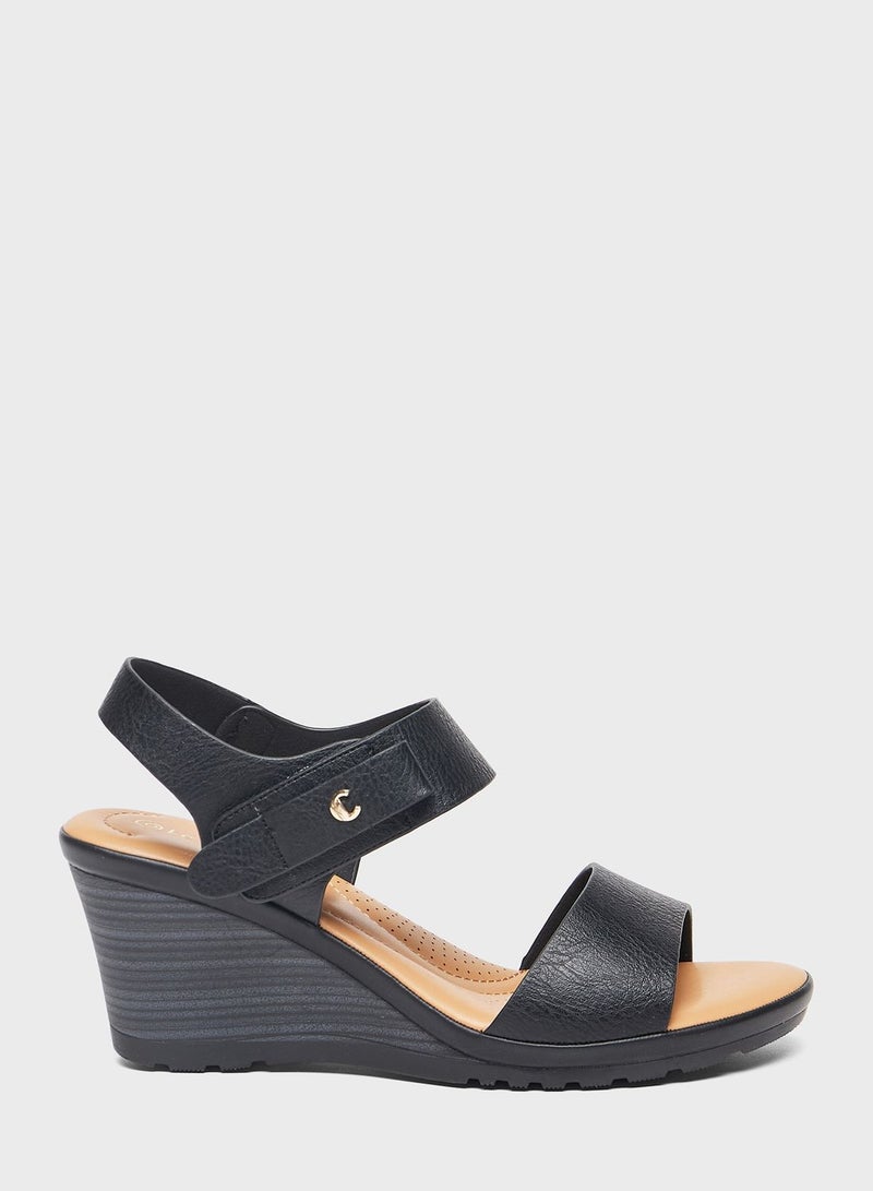 Multi Strap Wedge Sandals