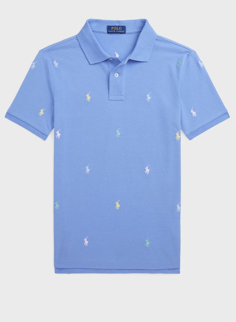 Kids Printed Polo