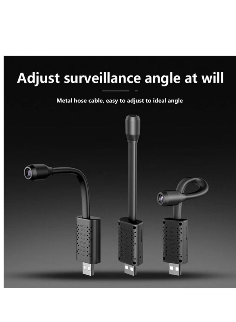 USB Camera Portable Wifi Camera Mini Wireless USB IP Camera Flexible 360 Degree Video Motion Detection Camera