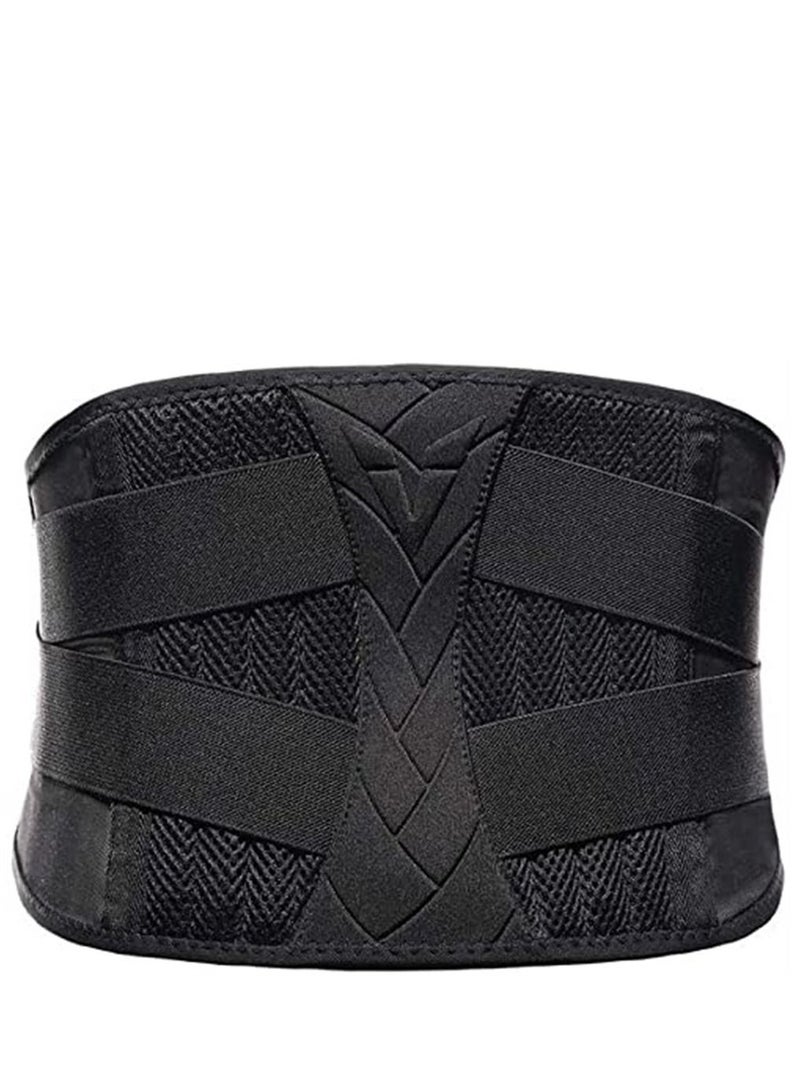 SYOSI Stabilizing Lumbar Lower Back Brace Support Belt with Dual Breathable Waist for Sciatica, Herniated Disc, Scoliosis Pain relief
