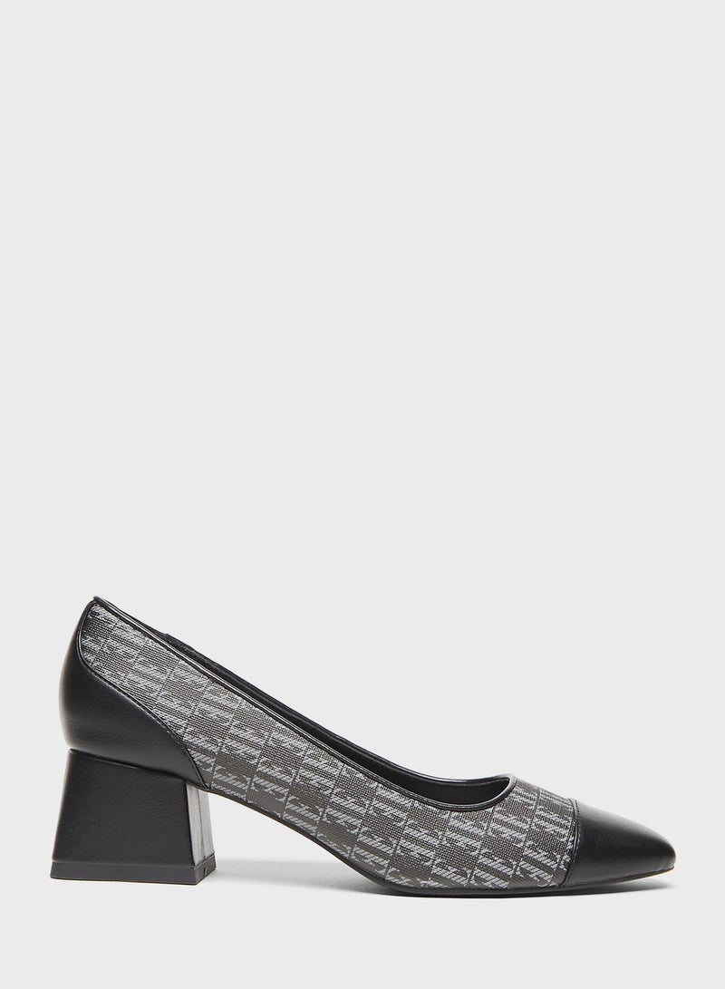 Block Heel Pumps