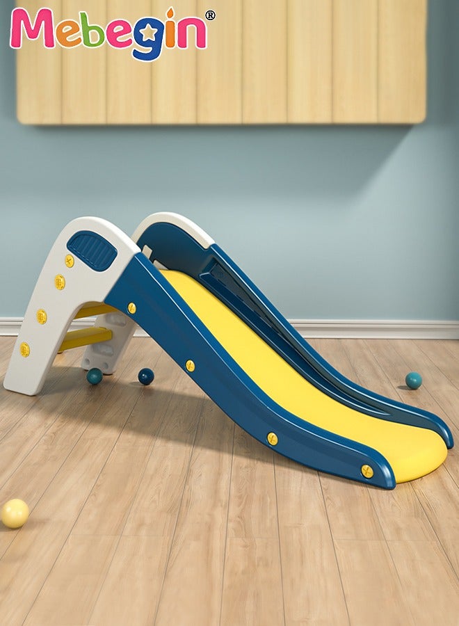 Kids Slide, Freestanding Climber Playset, Garden Slide for Children, Durable Sturdy Slide with Three-stage Slide Design, Solid Base, Smooth Edges and Corners, 10.5cm Step Intervals, Indoor and Outdoor Use, Ideal Gifts for Kids, 130*34*53cm