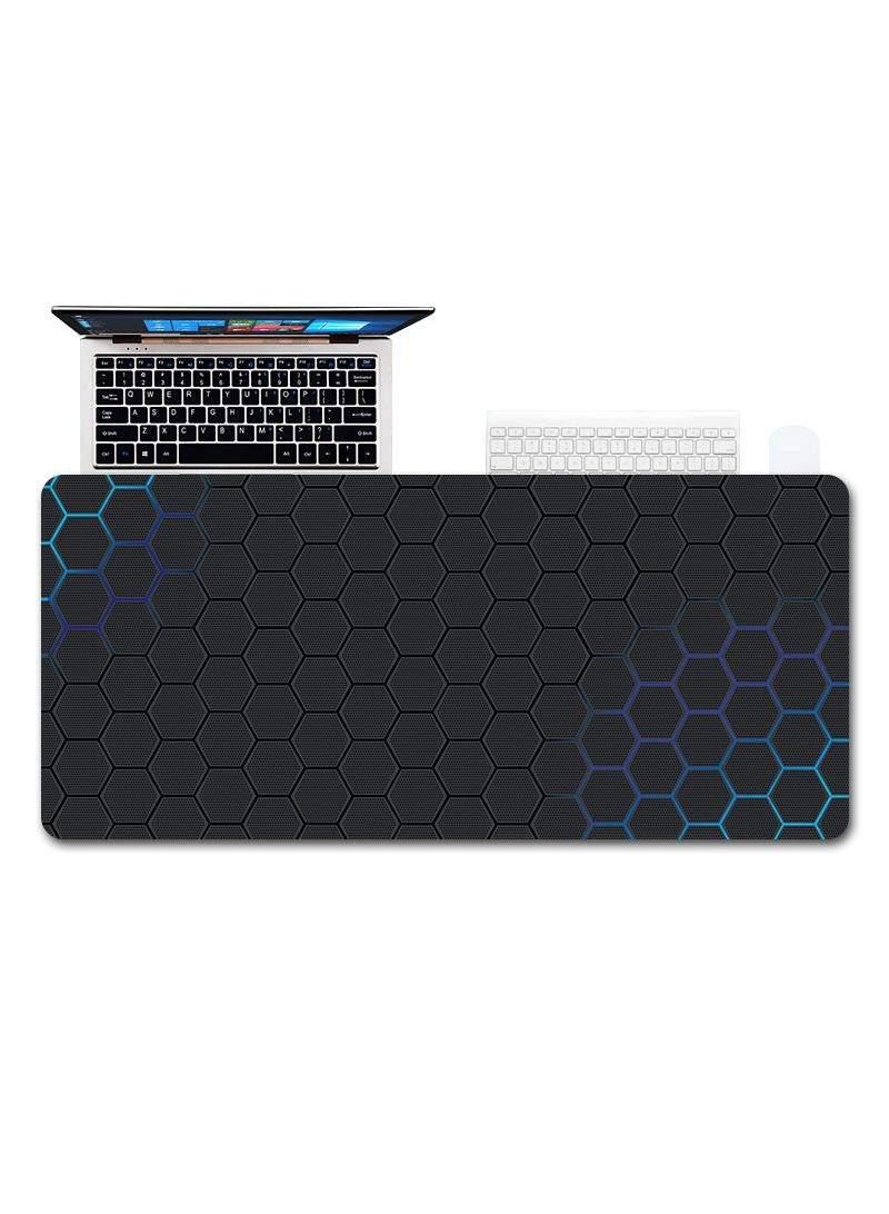 Honeycomb Pattern Exclusive For Esports Games Gaming Mouse Pad Extended Large Mat Desk Pad Stitched Edges Mousepad Long Mouse Pad And Non-Slip Rubber Base Mice Pad 900X400X3mm