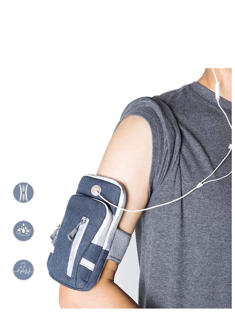 Running Phone Holder Bag, Sports Armband Adjustable Arm Bag Suitable for Outdoor Exercise, Case Compatible with Phones Under 6.9 inches