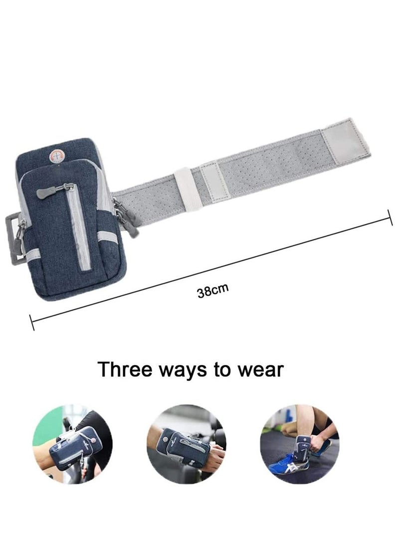 Running Phone Holder Bag, Sports Armband Adjustable Arm Bag Suitable for Outdoor Exercise, Case Compatible with Phones Under 6.9 inches