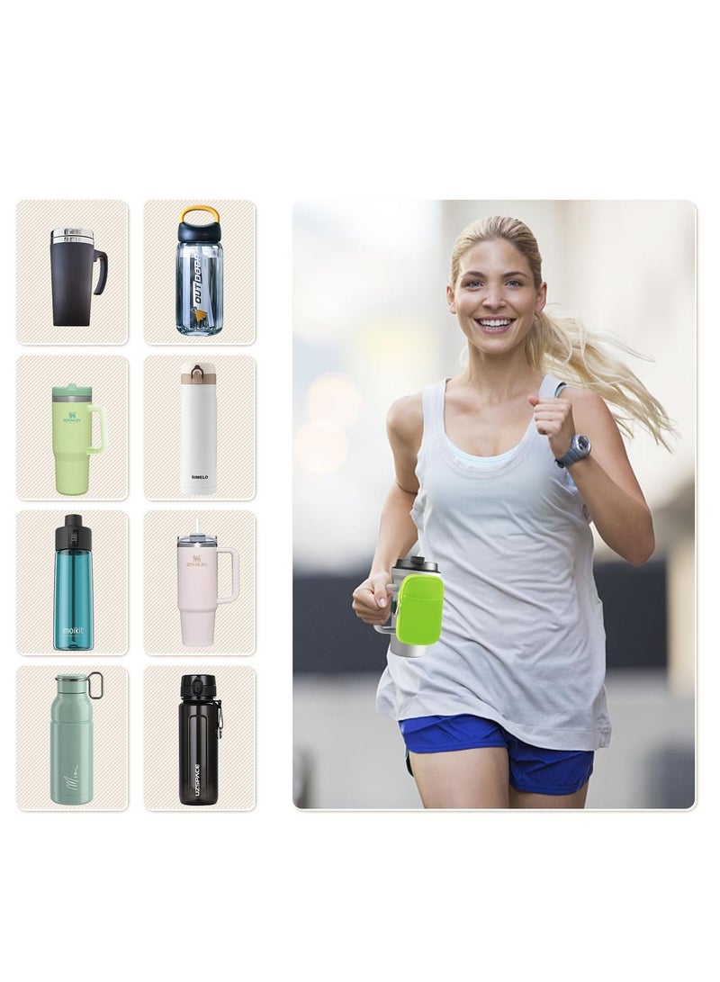 Gym Water Bottle Pouch Caddy with Phone Holder, Sleeve Bag Pocket for Cards, Keys, Wallet, Convenient Accessories Men and Women