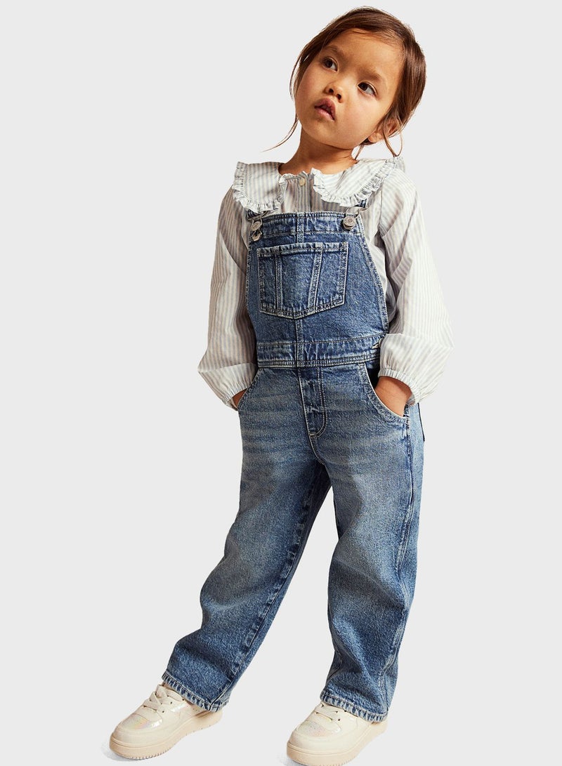 Kids Denim Jumpsuit