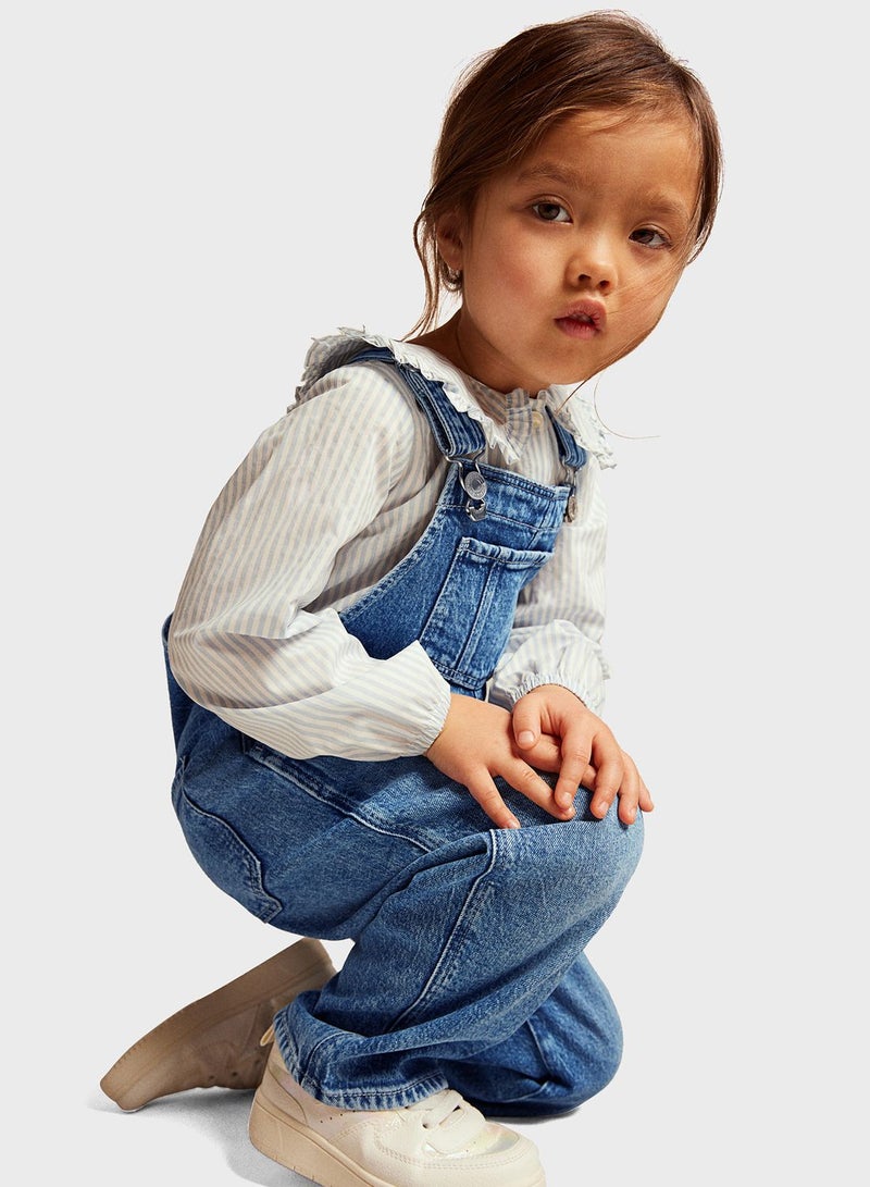 Kids Denim Jumpsuit