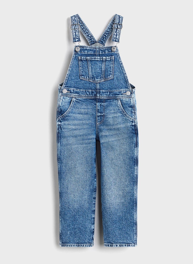 Kids Denim Jumpsuit