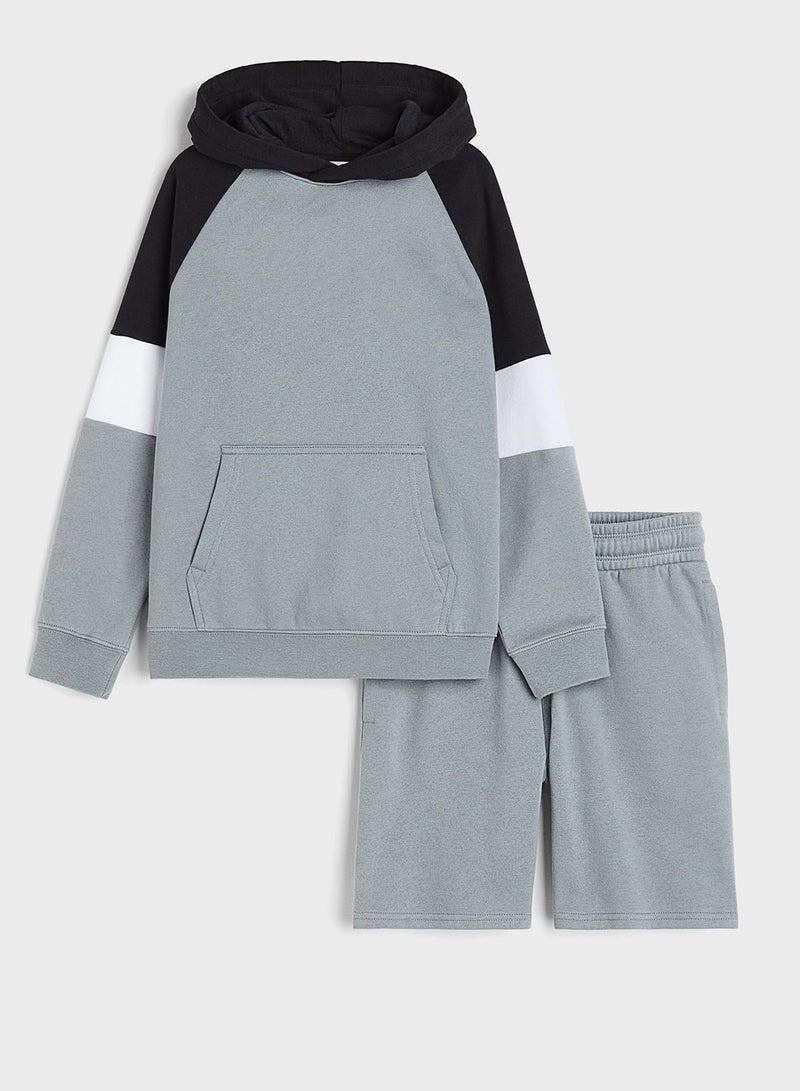 Kids Sweatshirts & Shorts Set