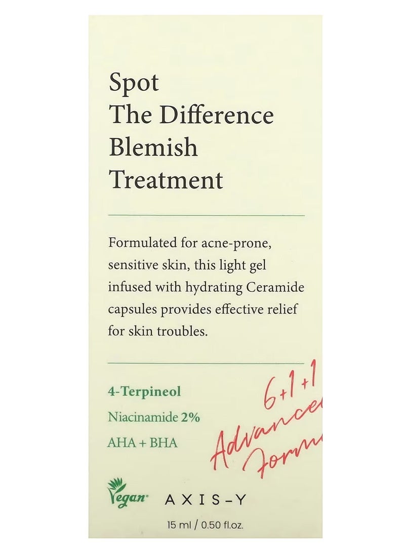 Axis-Y, Spot The Difference Blemish Treatment, 0.50 fl oz (15 ml)