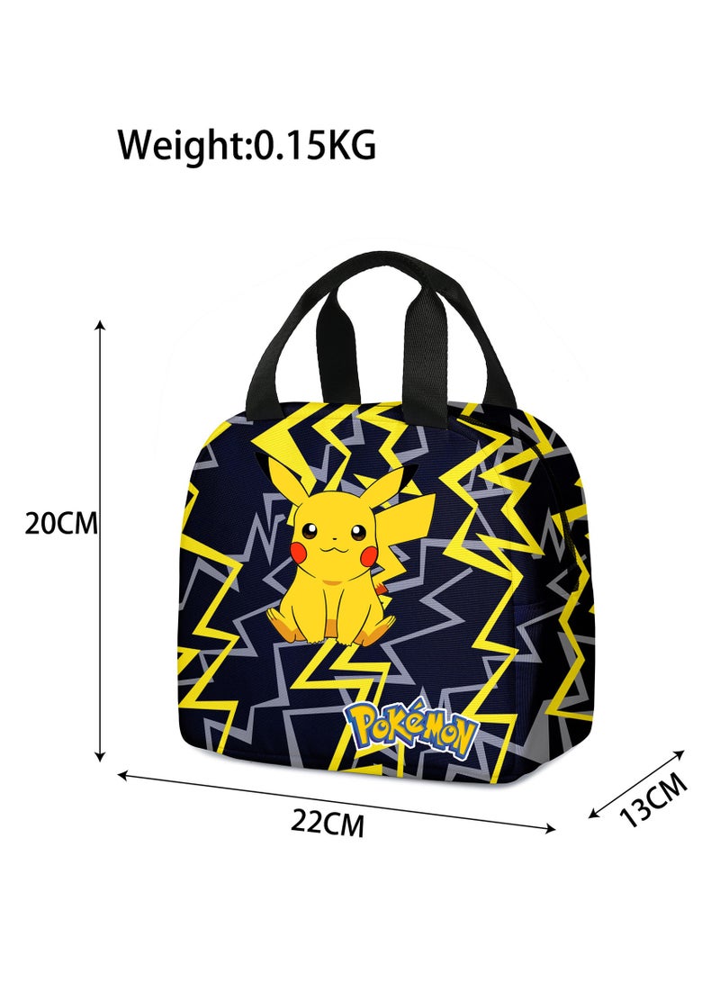 Pikachu Cartoon Lunch Bag Meal Bag