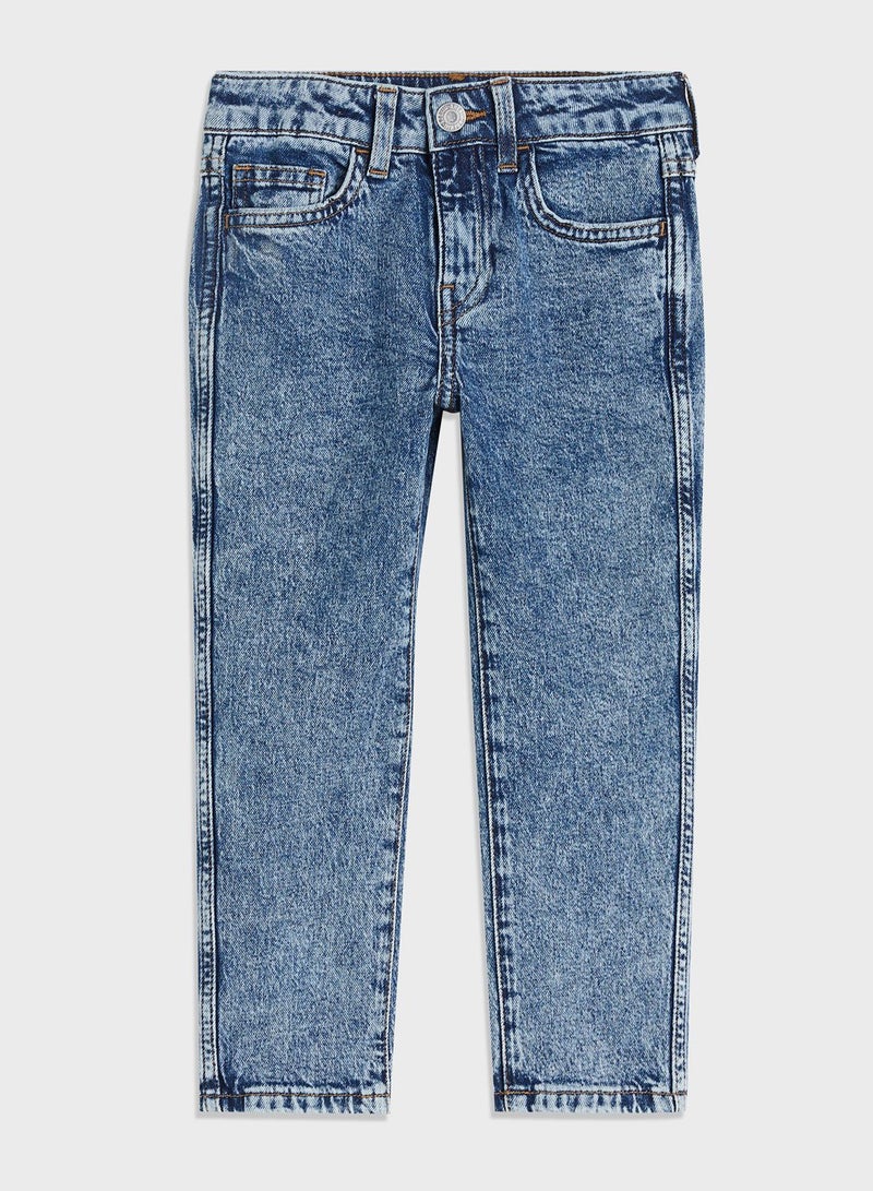 Kids Relaxed Tapered Fit Jeans
