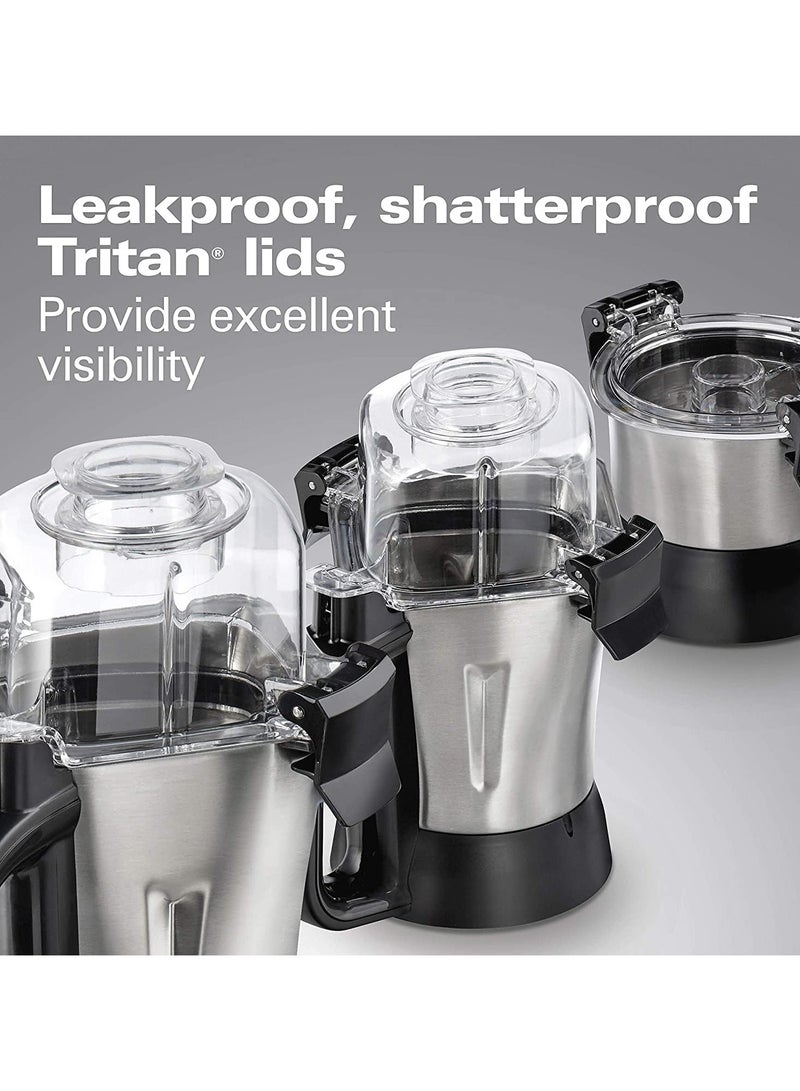 4-in-1 Mixer Grinder Blend & Juicer - Commercial-Grade 1400W, 3 Leakproof Jars For Wet and Dry Use Engineered in India & USA