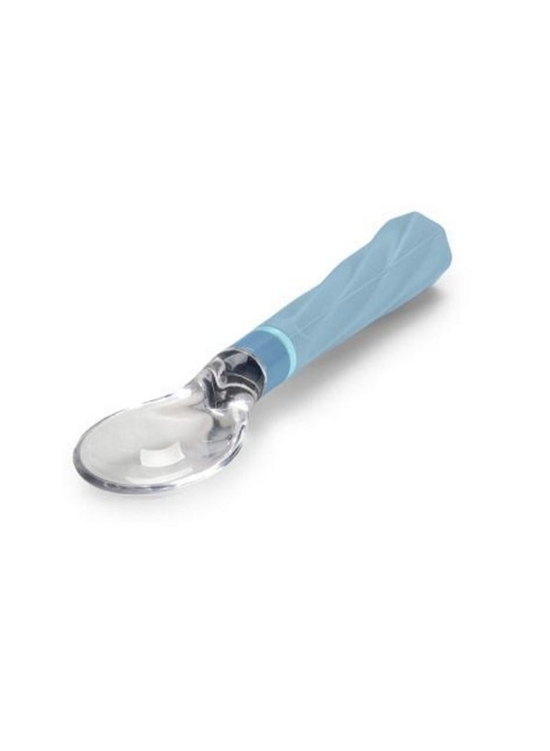 Swirl Ice Cream Spoons 4Pc Card Blue