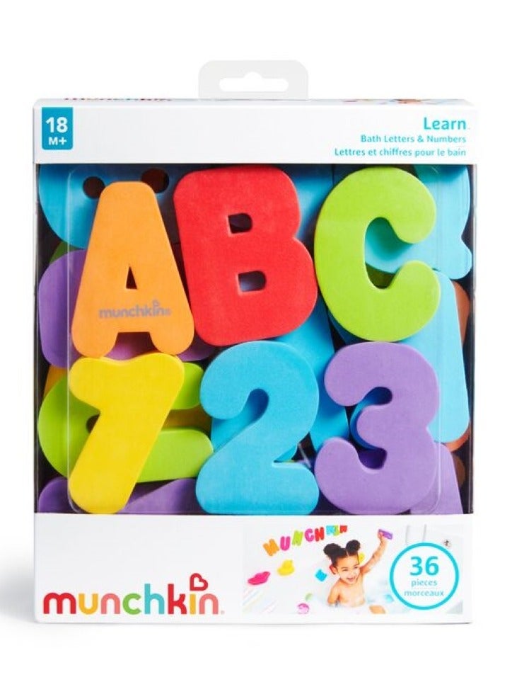 36 Bath Letters And Numbers Toddler Bath Toy