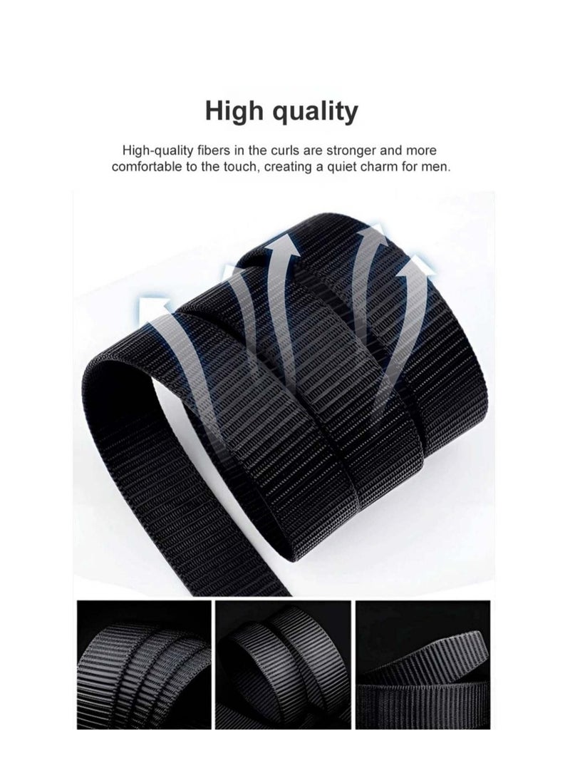 Pilot Tactical Belt for Man, Automatic Belt Buckle, Outdoor Wear-Resistant Belt