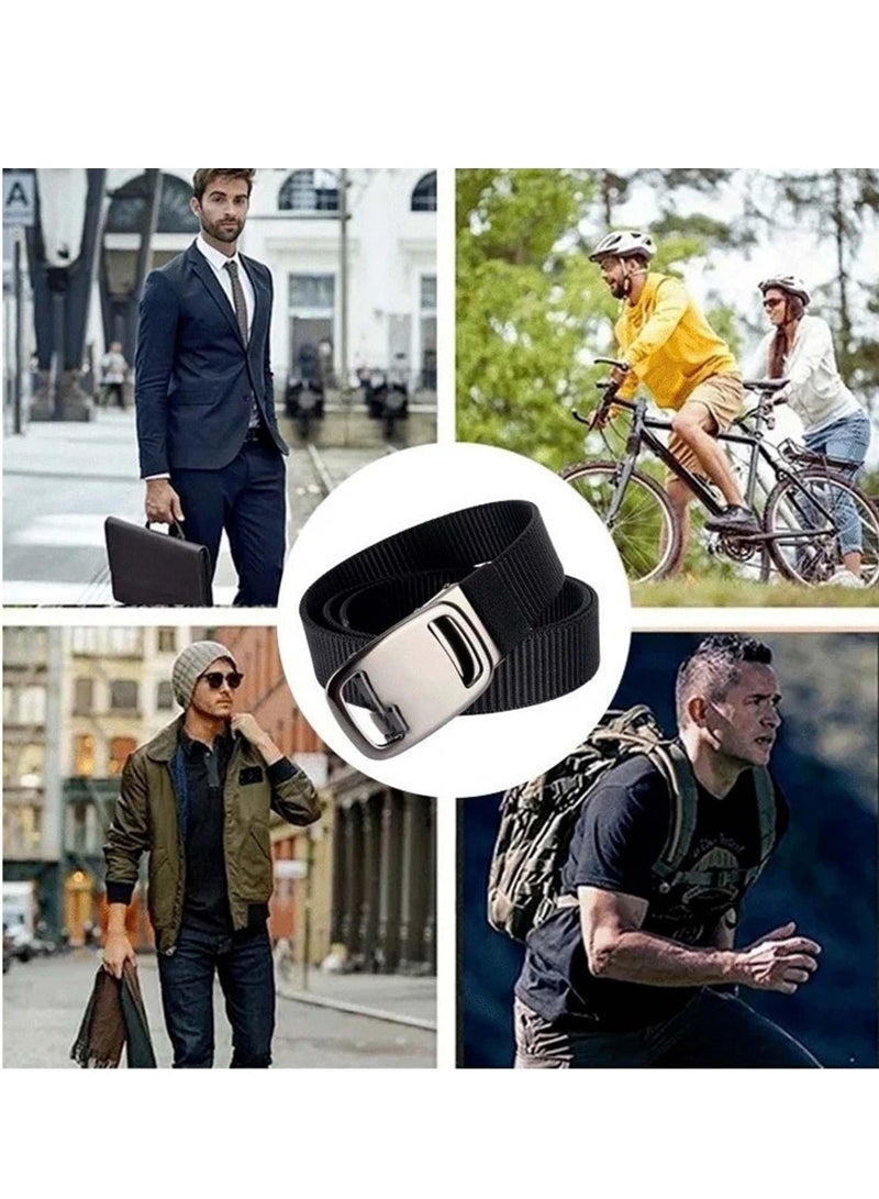 Pilot Tactical Belt for Man, Automatic Belt Buckle, Outdoor Wear-Resistant Belt
