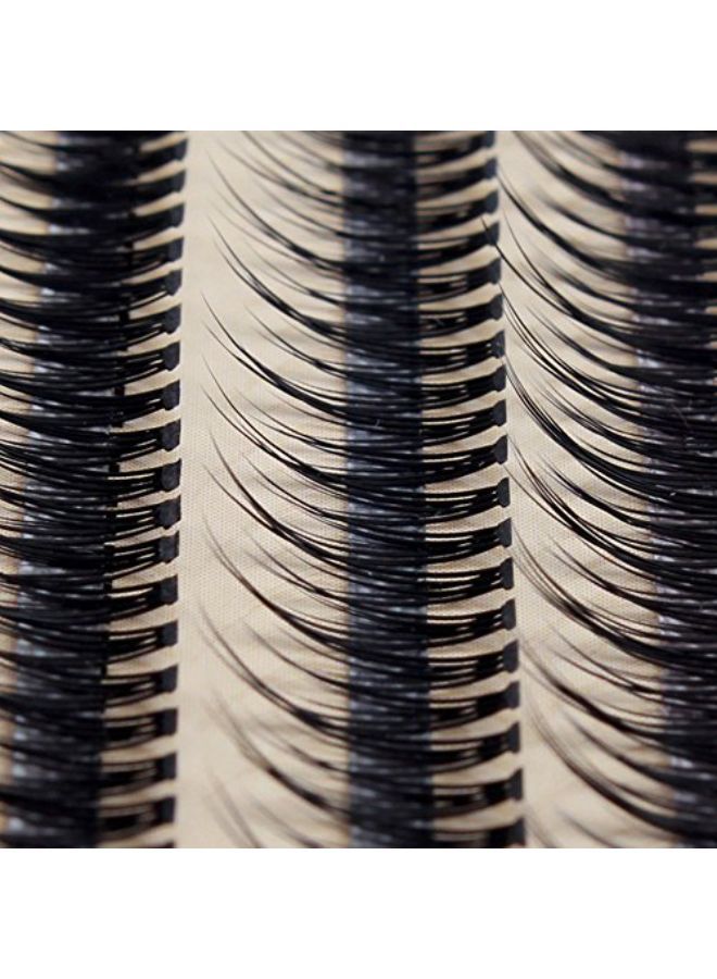 Scala 8-16Mm To Choose Fish Tail Design 120Pcs Thickness 0.1Mm C Curl 12 Root Women Lady Individual Black False Eyelash Cluster Eye Lashes Extension Tools (12Mm)