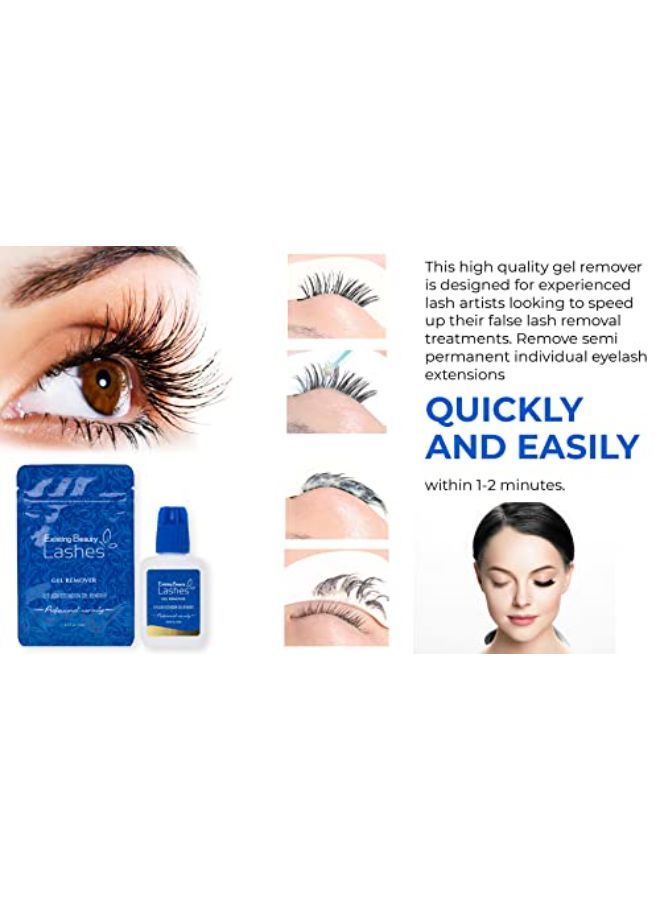 On Remover And Lash Remover For Lash Extensions - Eyelash Glue Remover Dissolves Eyelash Extension Glue By Existing Beauty Lashes 15 Ml