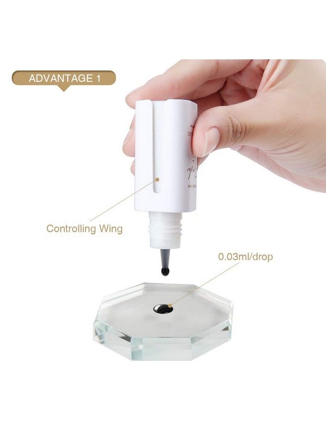 Eyelash Extension Glue Lash Glue For Eyelash Extensions 10 Ml Smart Drop Technology Flash Glue For Classic And Volume Lashes 0.03 Ml Per Drop 1 S Dry Time 67 Weeks Retention By