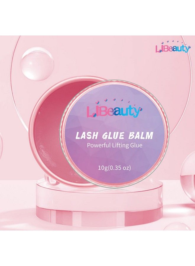 Lash Lift Glue Balm Lash Lift Adhesive Strong Sticky Fruit Flavor Eyelash & Eyebrow Perm Glue Balm Brow Lamination Gel