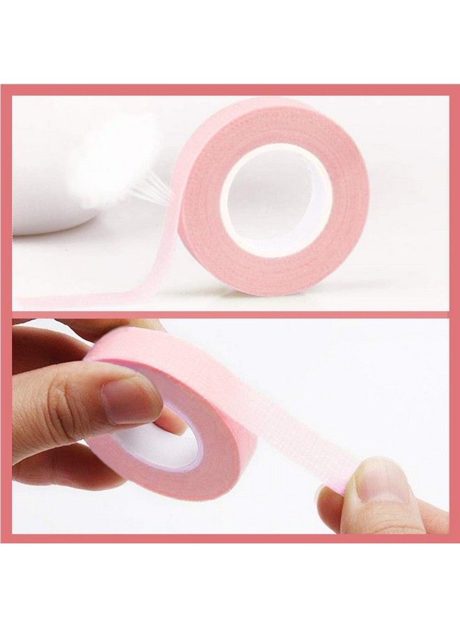 5 Rolls Eyelash Extension Ebanku Eyelash Tape For Lash Extension Breathable Micropore Fabric Eyelash Extension Tape (0.5 Inch X 10 Yards)