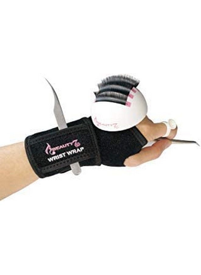 Large Volume Eyelash Extension Hemisphere Dome Holder Stand Base With Upgraded Hand Wrist Tool Strip Wrap Pallet Glue Ring Kit For False Lashes Eye Lash