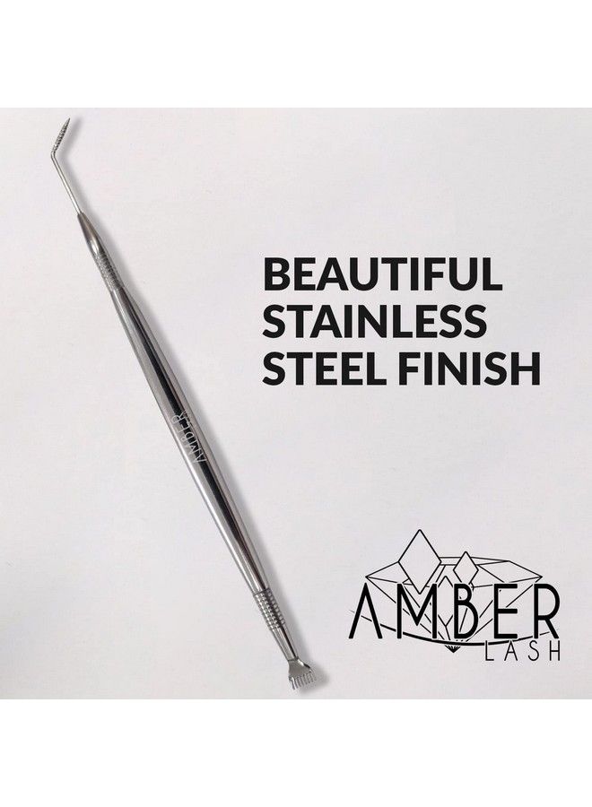 Eyelash Lift Perm Tool Eyelash Separator Stainless Steel Lash Lift Tool With Separation Comb Stick For Eyelash Extensions Supplies (Perm Rake)