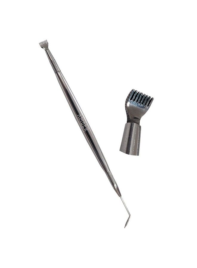 Eyelash Lift Perm Tool Eyelash Separator Stainless Steel Lash Lift Tool With Separation Comb Stick For Eyelash Extensions Supplies (Perm Rake)