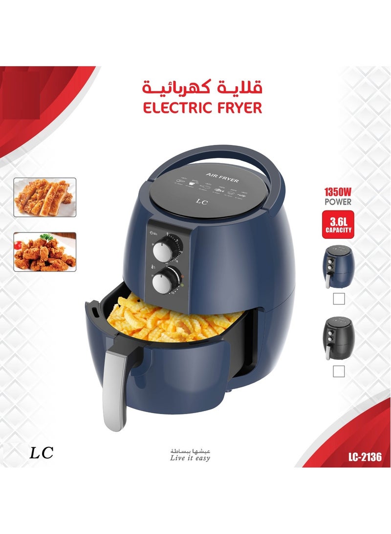 Electric Air Fryer 3.6 Ltr 1350W