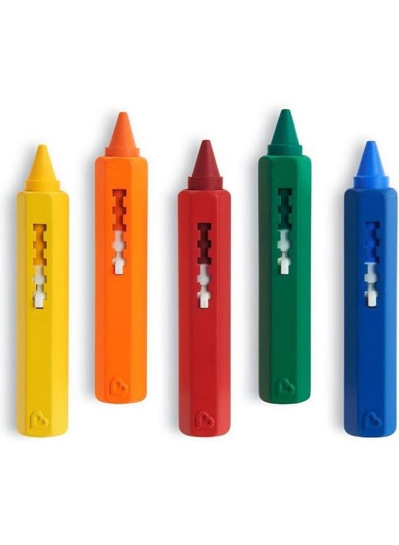 Bath Time Toy Crayons Multi Coloured Pack Of 5