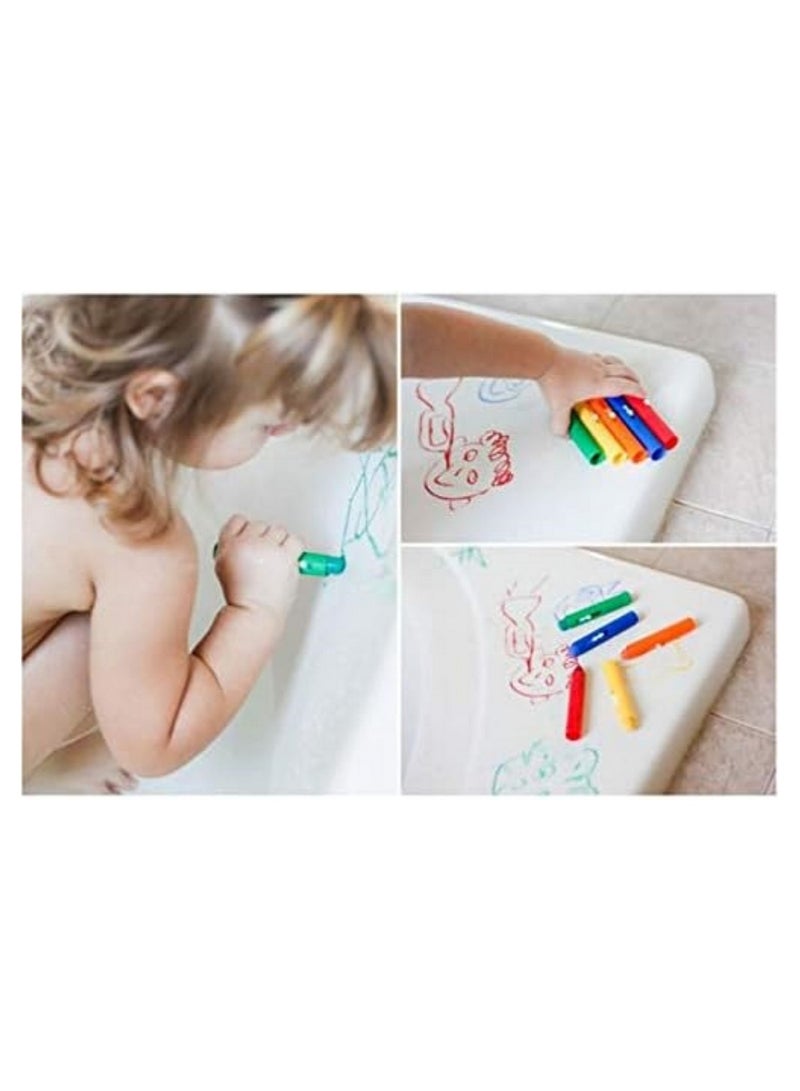 Bath Time Toy Crayons Multi Coloured Pack Of 5