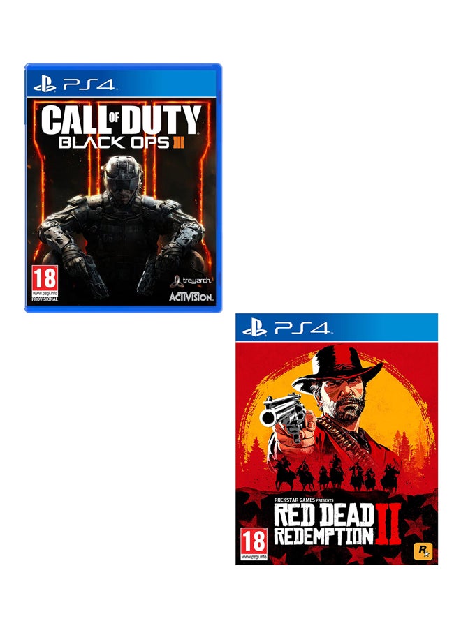 Call Of Duty: Black Ops 3 + Red Dead Redemption 2 - playstation_4_ps4