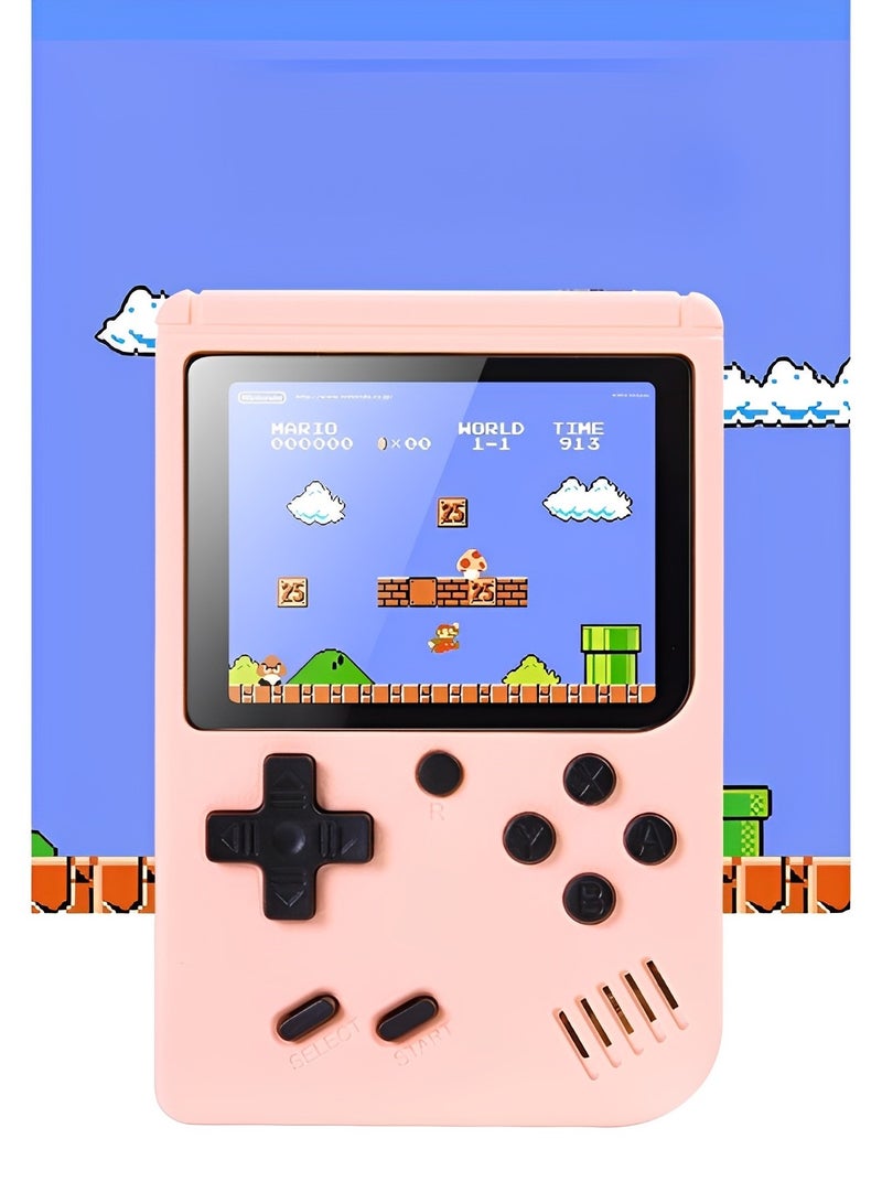 Handheld Game Console Small Game Console Nostalgic Toys for Children and Students Retro Mini 3.0-inch Soft Light High-definition Color Screen 800 Classic Games Simple Cycle Charging Operation