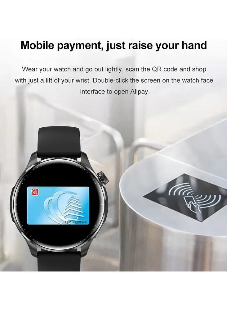 M13 Business Smart Watch with Answer Call Function NFC Compass Body Temperature Monitor Fitness Tracker Smartwatch for Men